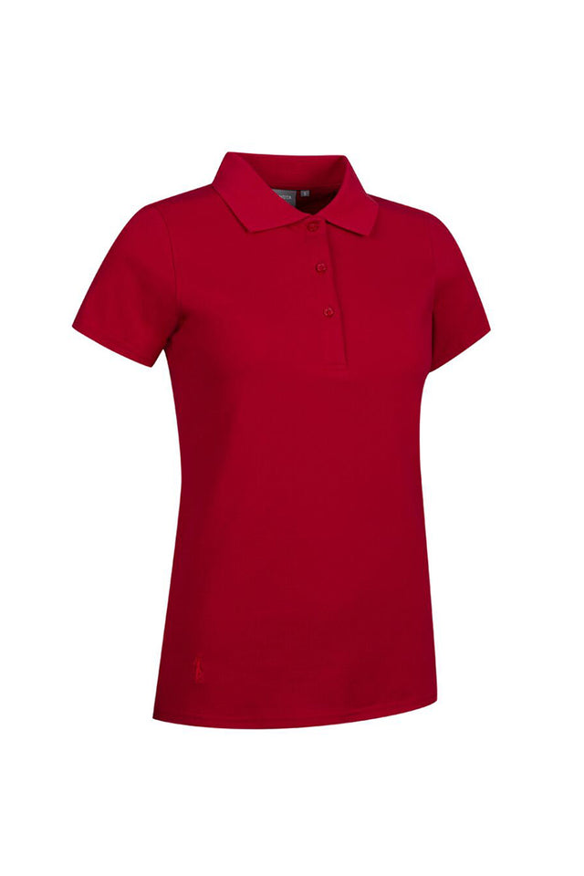 Glenmuir Women's Sophie Cotton Pique Polo Shirt - Garnet