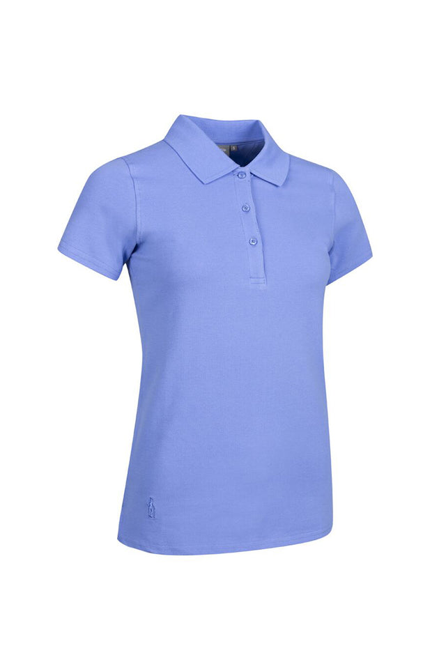 Glenmuir Women's Sophie Cotton Pique Polo Shirt - Light Blue
