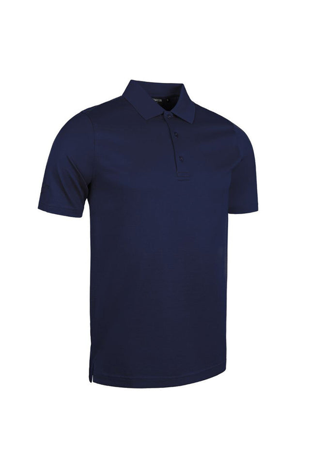 Glenmuir Tarth Mercerised Cotton Polo Shirt - Navy