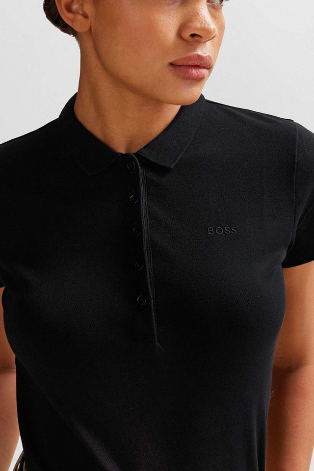 BOSS Epola Cotton Polo Shirt - Black